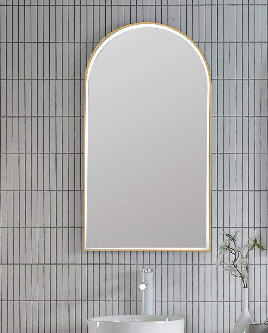 Arch Framed Illuminated Mirror