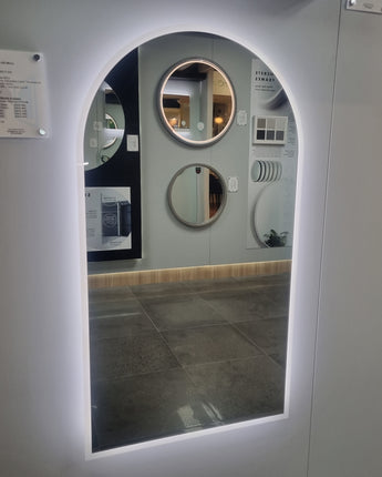 Arch Frameless Backlit Mirror