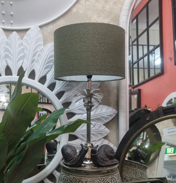 Palm Silver Lamp