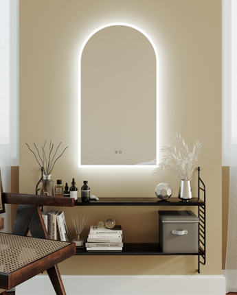 Arch Frameless Backlit Mirror