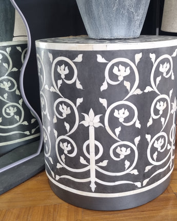 Bone Inlay Side Table