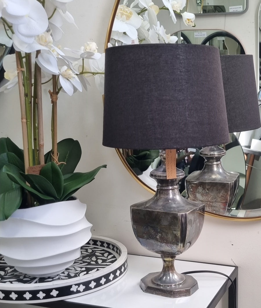 Silver Urn Table Lamp